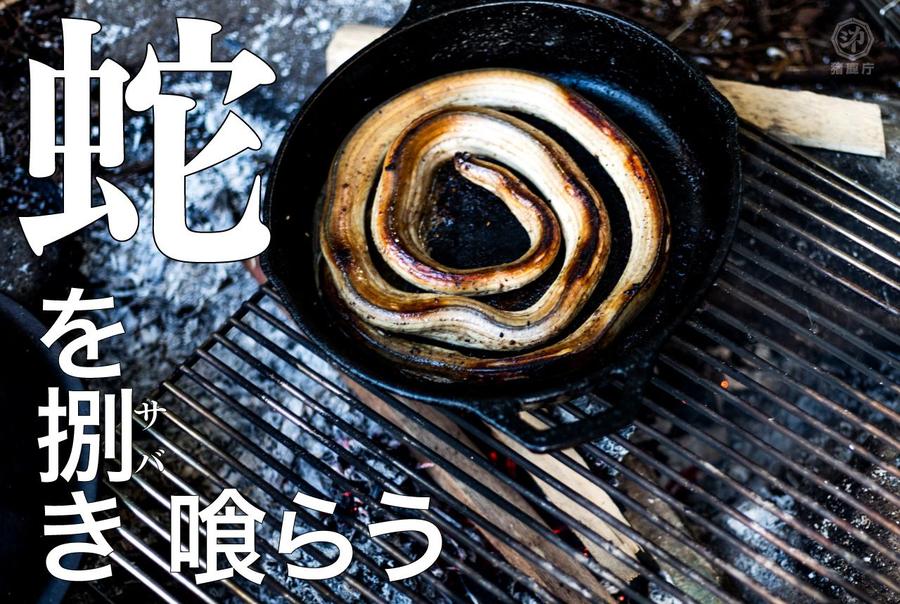 蛇を捌き喰らう